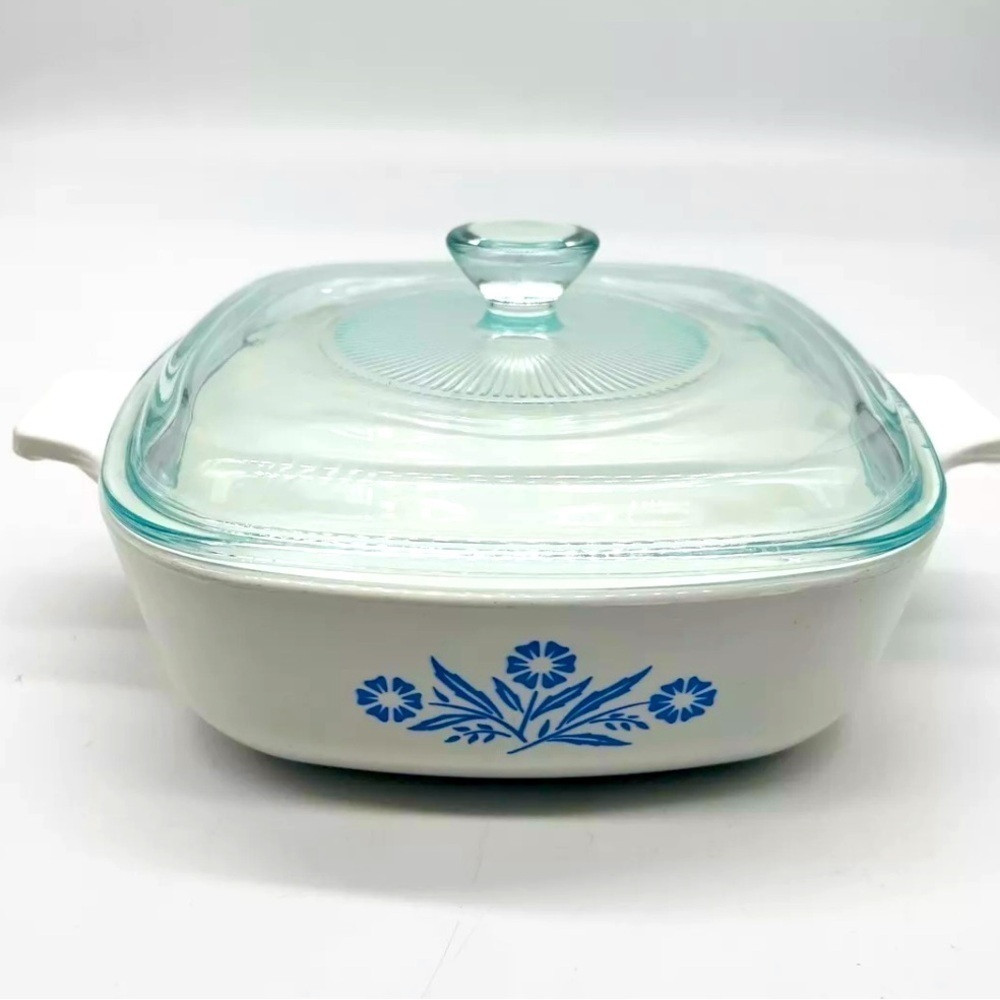 RARE 1 Quart Corning Ware P-1-B - Ribbed 37 Pyrex A 7C A Lid EXCELLENT CONDITION - Picture 2 of 15